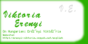 viktoria erenyi business card